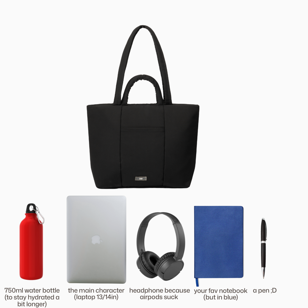 Marshmallow Tote (Blue)