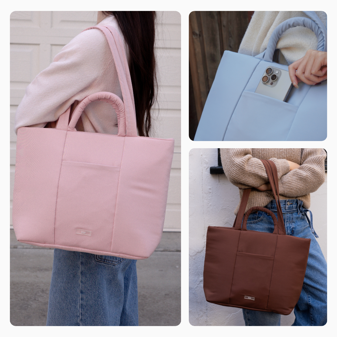 Marshmallow Tote (Blue)